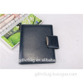 Wholesale Cheap Custom Black PU Leather Office Notebook Holders for Men